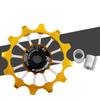 Керамический подшипник MTB Велосипедный сплав Задний переключатель Шкив 12T Дорожный велосипед Направляющий ролик