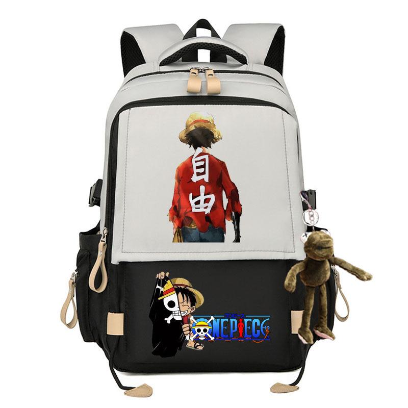 ONE PIECE Backpack Teen Student Large Capacity Fashion Backpack