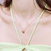 [Rosemont] Silver Heart Necklace Rc24B14E