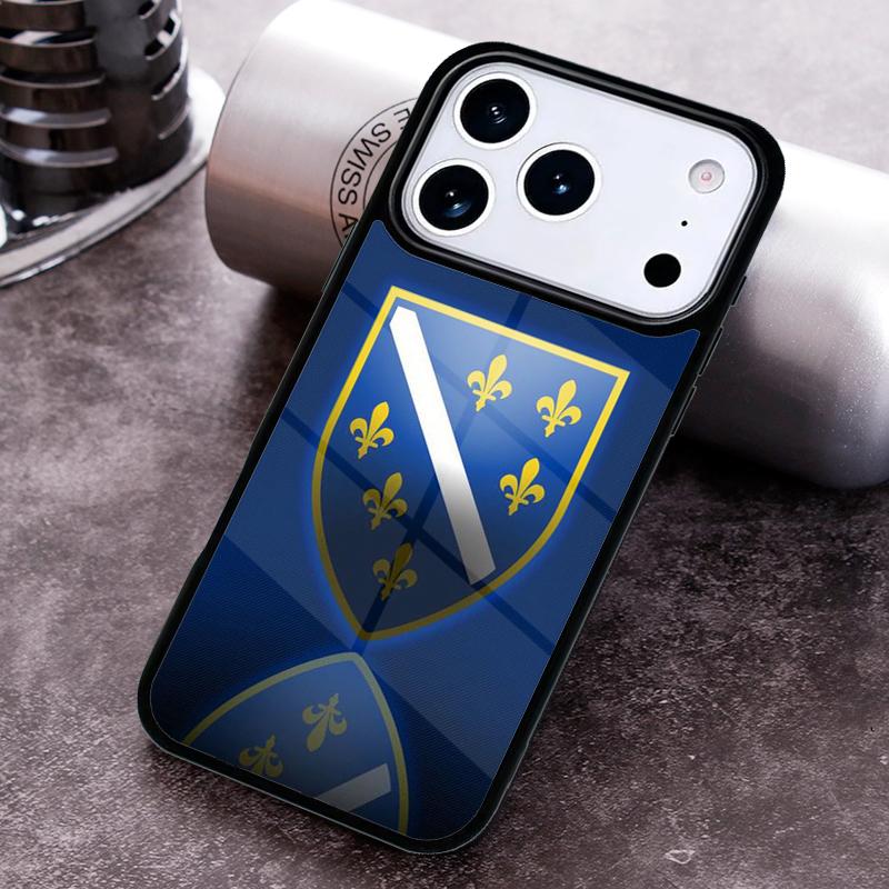 Чехол для телефона с принтом флага Боснии и Герцеговины для iPhone 17 16 15 14 13 12 11 Pro Max Plus 17Air Мягкий силиконовый чехол