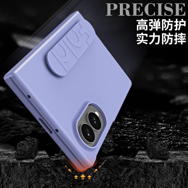 Flexible Hinge Wrist Strap Phone Case Galaxy Z Fold8 Fold7 Fold6 Fold5 With Magnetic PC Back Cover