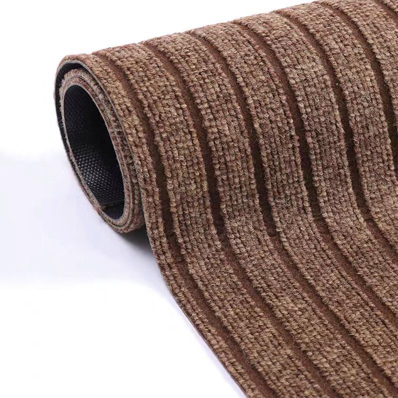 ПВХ семиполосный нескользящий водонепроницаемый коврик для входа в кухню