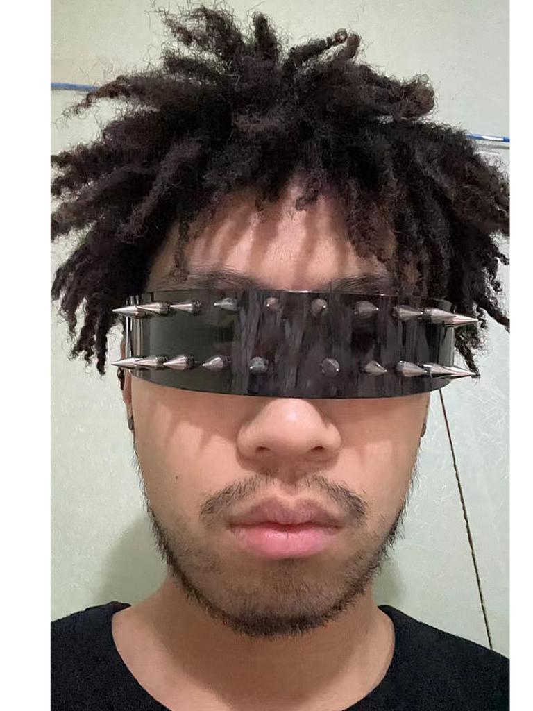 New Funny Glasses European And American Cyberpunk Style Devil Glasses Party Glasses Fashion Trend Street Snap