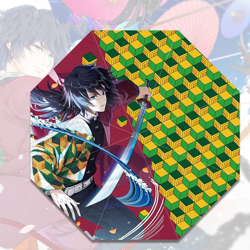 Аниме Tokisaki Kurumi Rem складной зонт солнечный зонт мультфильм Genshin Impact Demon Slayer солнечный зонт косплей реквизит