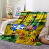 1PC Neymar Jr Patterned Flannel Blanket Suitable For All Seasons for Home Decor Warmth and Comfort Gifts Holiday Present