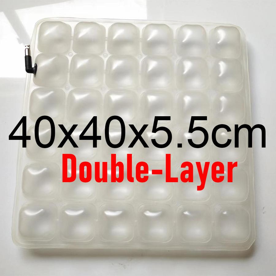 43x43cm Motorcycle Pad Shockproof Comfortable Breathable Passenger Air Seat Cushion Universal Inflatable Cover Mat Accessories