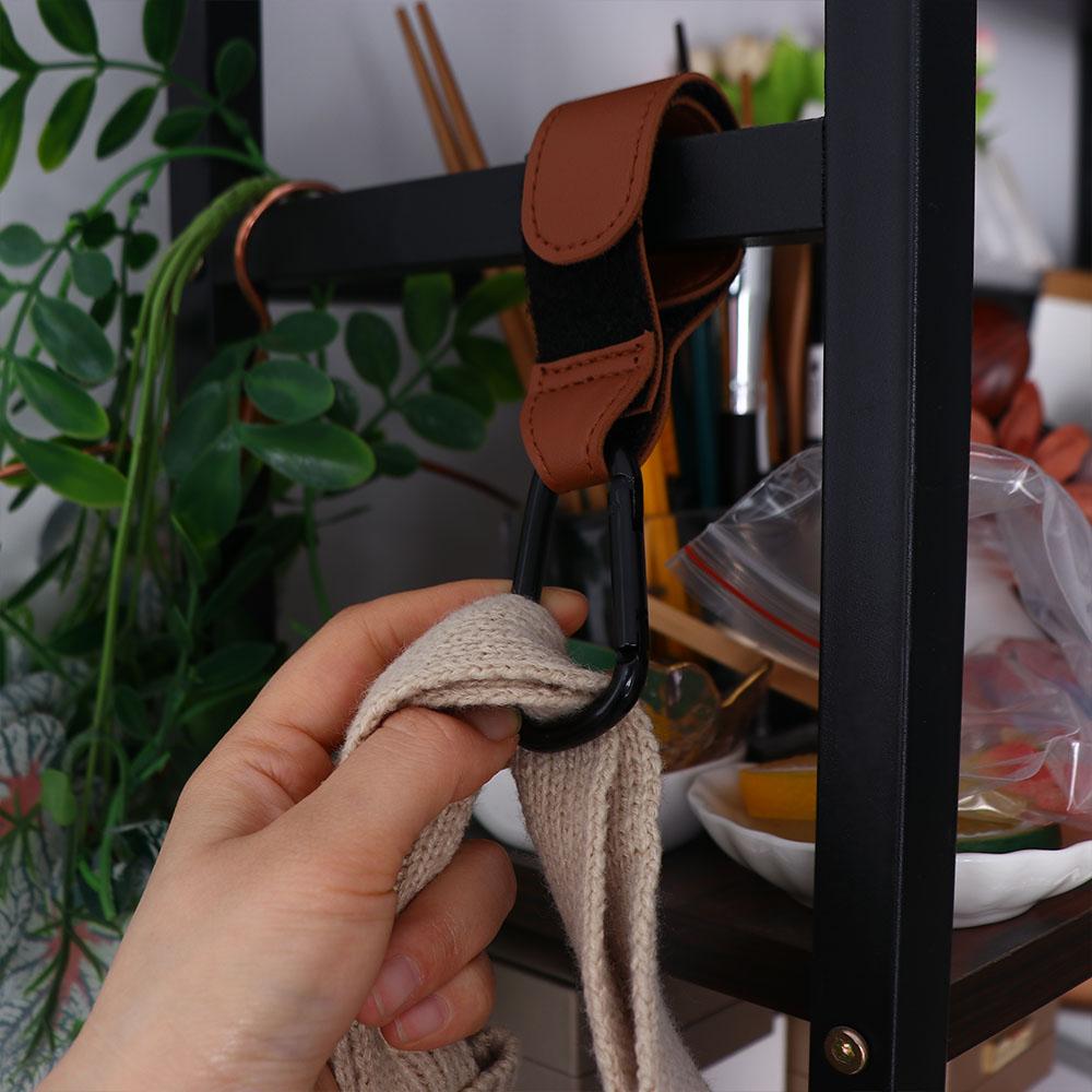 Aluminum Zinc Zinc Alloy Carabiner Pram Hook Baby Bag Stroller Hook Stroller Hooks Clips Cart Organizer