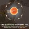 Cabilock Механический кухонный таймер, в форме бургера, 60-минутный, с ручным заводом, вращающийся, обратный отсчет, напоминание о времени, громкий звонок, управление временем для выпечки, напоминание о приготовлении