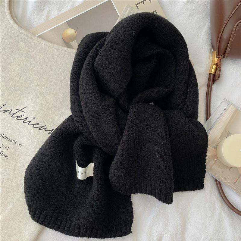 2024 Autumn/Winter High-End Versatile Soft Shawl: Warm White Neck Scarf for Couples and Students