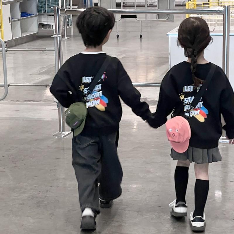 Детская сумка кроссбоди с дизайном шляпы с буквой, мини-сумка, дышащая одежда