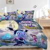 Vampirina'S Halloween Adventure Print 3Pcs Bedding Setduvet Cover With 2 Bedropillowcase Home Birthday Gift