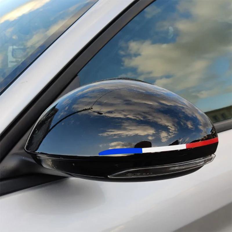 2 шт. Наклейка на зеркало заднего вида для автомобиля Renault Duster Zoe Clio Kangoo Kwid Master Symbol Twingo Peugeot Gtline 106 107 206 208 306 Качество