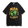 Rap Nas One Love Illmatic Hip Hop Vintage T-shirts Unisex Fashion Tshirt Unisex Women High Quality Casual Oversized Harajuku T Shirt