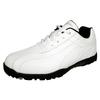 LEZAX U.S.Athlete Lightweight, Wide-Wing Men's Spikeless Shoes, White, Size 25.5cm (USSSH-5551 WH)