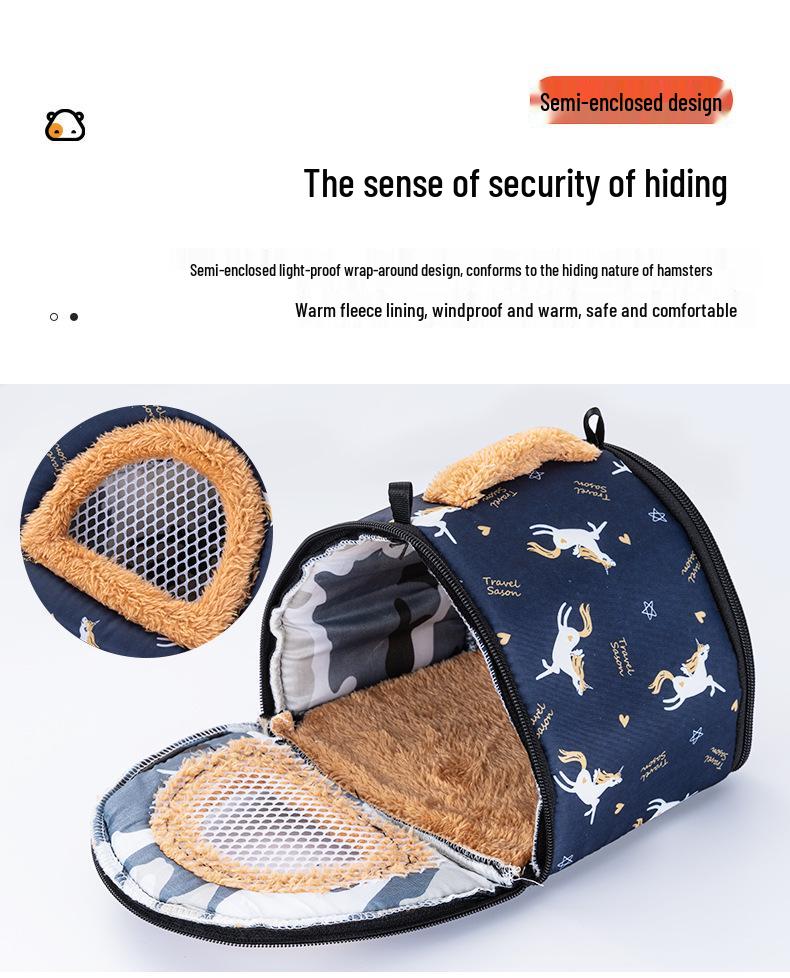 Портативный спальный мешок для маленьких питомцев: Хомяки, Белки, Сахарные поссумы и Шиншиллы