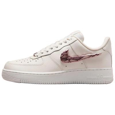 Женские кроссовки Air Force 1 Low Liquid Metal Swoosh Металлик Розовое Золото IF1686-161