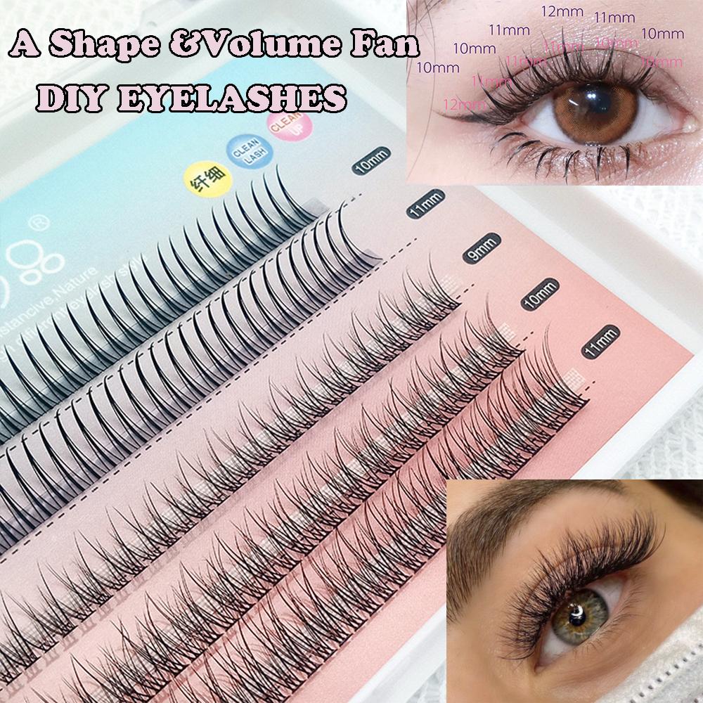 Needed Eyelashes Extension Natural Long Premade Volume Fan Eyelashes A Shape&Volume Cluster Mixed