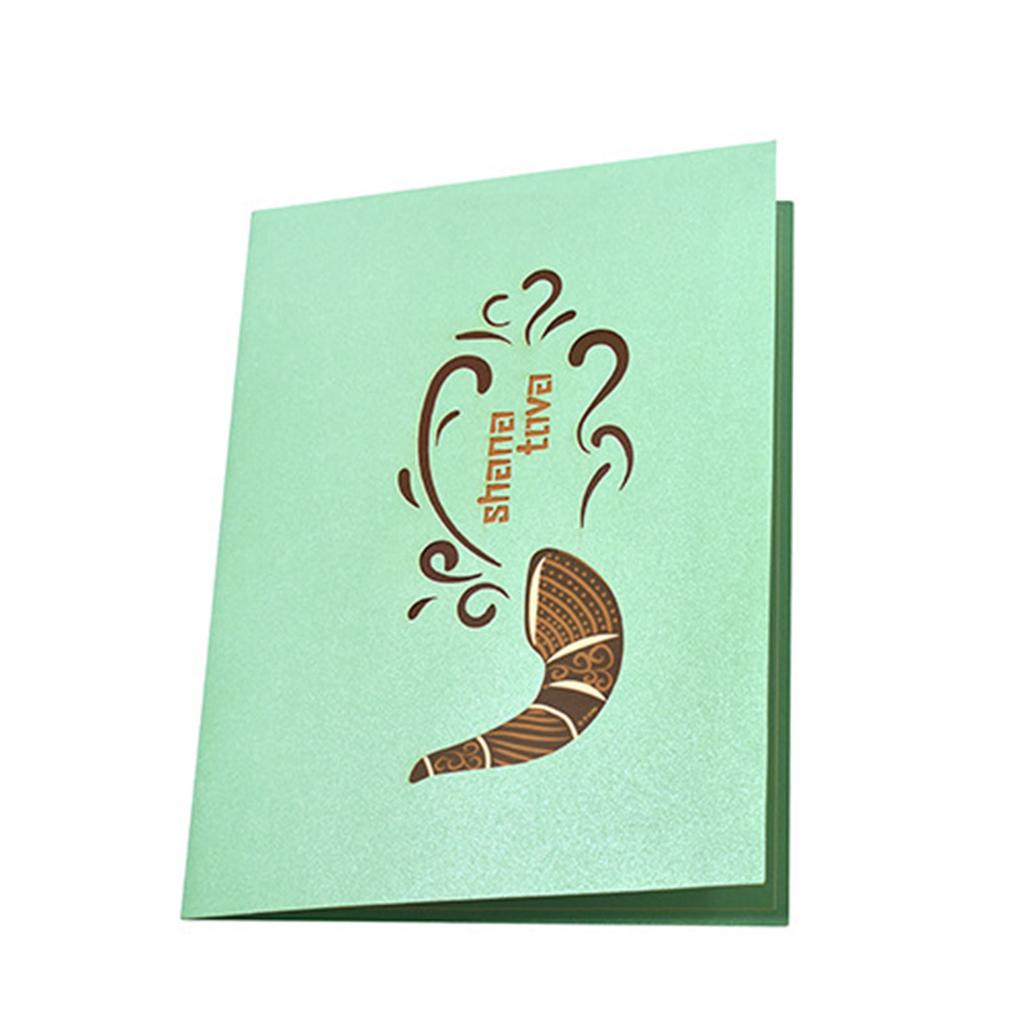 HappyRosh Hashanah поздравительные открытки еврейский новогодний подарок религиозные еврейские подарочные карты Shanah Tova для семьи 15x20 см 1 компл.