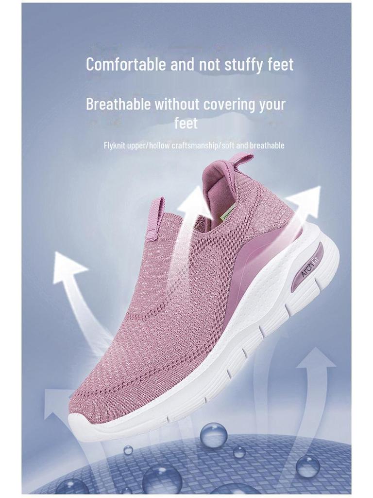 Дышащая нескользящая обувь для ходьбы для мужчин и женщин на весну и осень — идеально подходит для активных людей среднего и пожилого возраста