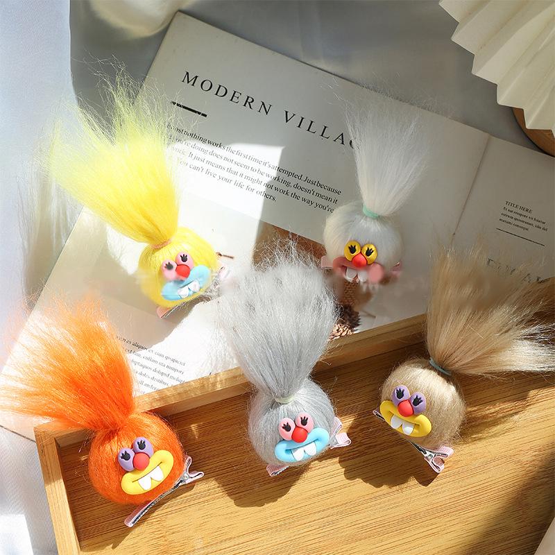 Смешная заколка для волос Милая челка Шпилька для волос Головной убор Сломанная заколка для волос Заколка-утконос Аксессуары для волос Подарок на детский праздник