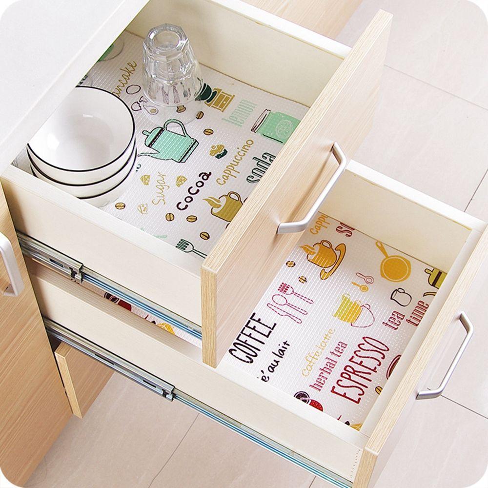 Drawer Mat Shelf Liners Kitchen Accessories Cabinet Mat Pad Paper Cupboard Placemat Table Mat
