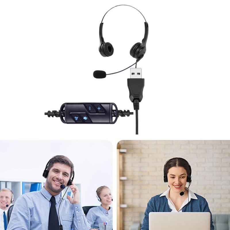 USB-гарнитура с шумоподавлением и мягкими амбушюрами из пены с эффектом памяти. Широкая совместимость с ПК, ноутбуками.