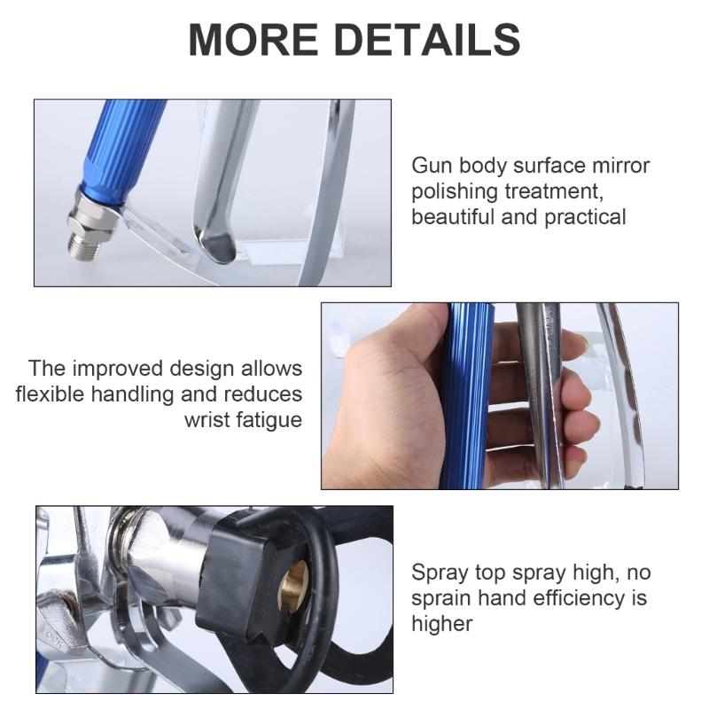 Безвоздушные краскораспылители Держатель сопла Краскораспылители с соплом и защитой наконечника Распылитель для красок глазурей консерванта для дерева