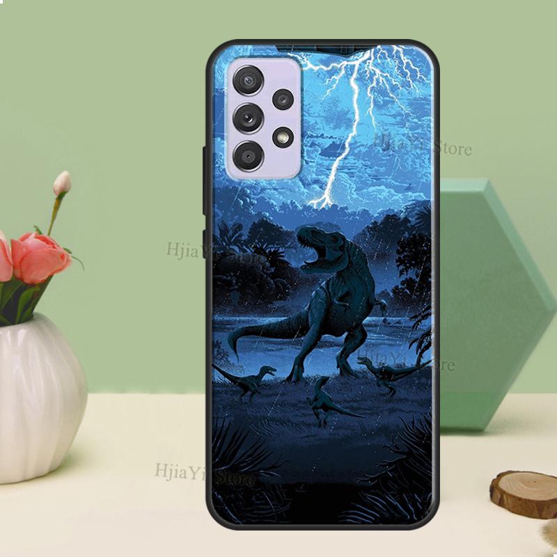 Jurassic Dinosaur Case For Samsung A54 A34 A24 A14 A51 A71 A12 A22 A32 A52 A72 A73 A33 A53 A13 Back Cover