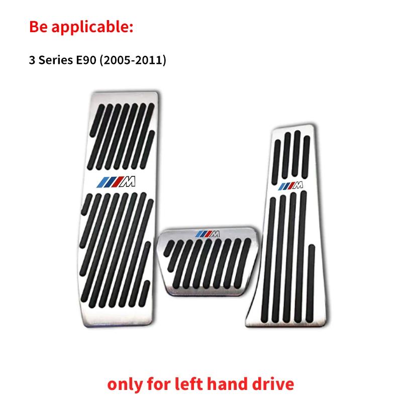 Car Sticker 2025 Hot 2Pcs Car Logo Door Pedal Cover Alloy Door Pedal Cap Accessories For BMW E46 E90 E60 F30 F10 E39 E36 F20 E87