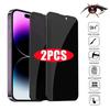 2PCS Anti-spy Tempered Glass Privacy Screen Protector Film For iPhone 11 12 13 14 Pro Max ProMax Plus MINI 7 8 Plus 14Pro 13Pro 12Pro 11Pro 14ProMax
