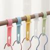 10Pcs Windproof Fixed Lock Hanger Anti-slip Home Clothes Wardrobe Organizer New Hanger Buckle