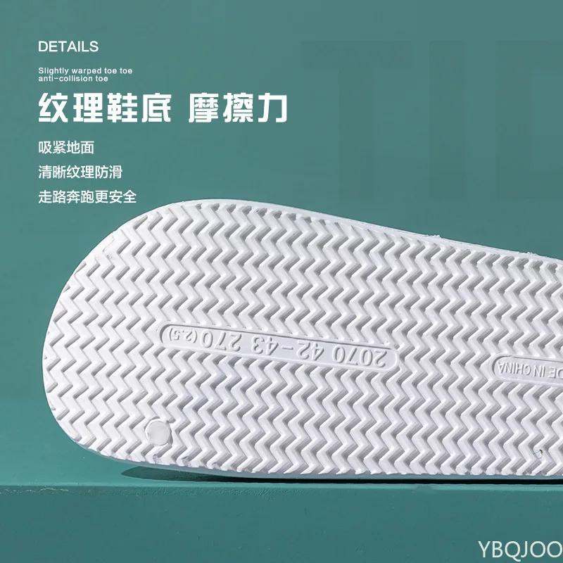 Summer Mens Slippers Fashion Design Runway EVA Smelless Thick Sole Slides Pool Beach Flip Flops Male Ladies Indoor Bath Slides