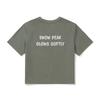 [Snowpeak] Cotton Women's Crop Short-Sleeve T-shirt Light Khaki (S25MWFTS65)