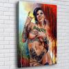 Art Tattoo Women's Bar Decorative Painting Canvas Painting Wall Art Hanging Steam Punk Drinking Pub Decoration Poster Pictures