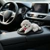 Креативные подарки для снятия тревоги: Милая фигурка щенка, Декор приборной панели автомобиля с противоскользящим ковриком, Настольная игрушка-антистресс из мягкого ТПР, Автомобильные