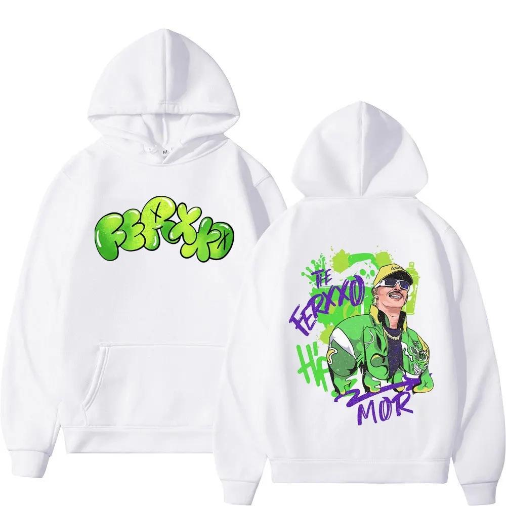 2025 Autumn Hip-Hop Collaborative Tee - Feid Ferxxo Hoodie for Men and Women - Printed Style - Fashion Retro Trend