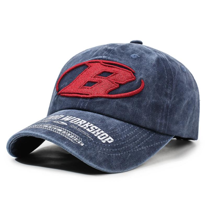 Spring and Autumn New European and American Fashion Soft Top Cap Couple Street Retro Washed Old Outdoor Leisure Baseball Cap