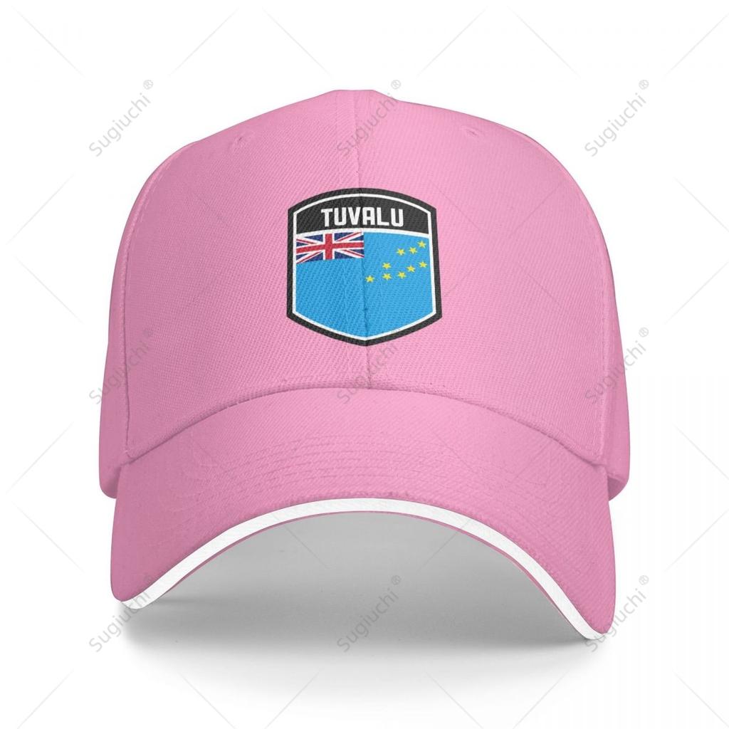 Multifunction Tuvalu Flag Shield Sandwich Baseball Cap Unisex Sports Casual Caps Golf Hat Fishing Outdoors