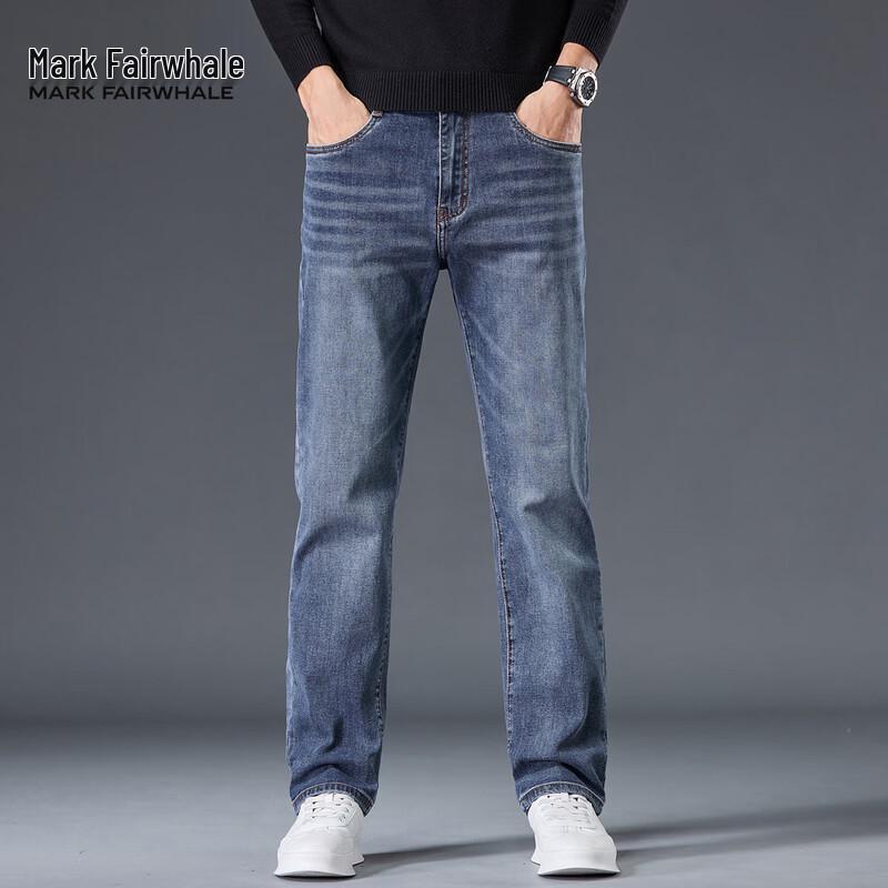 Мужские винтажные джинсы прямого кроя Mark Fairwhale в стиле business casual