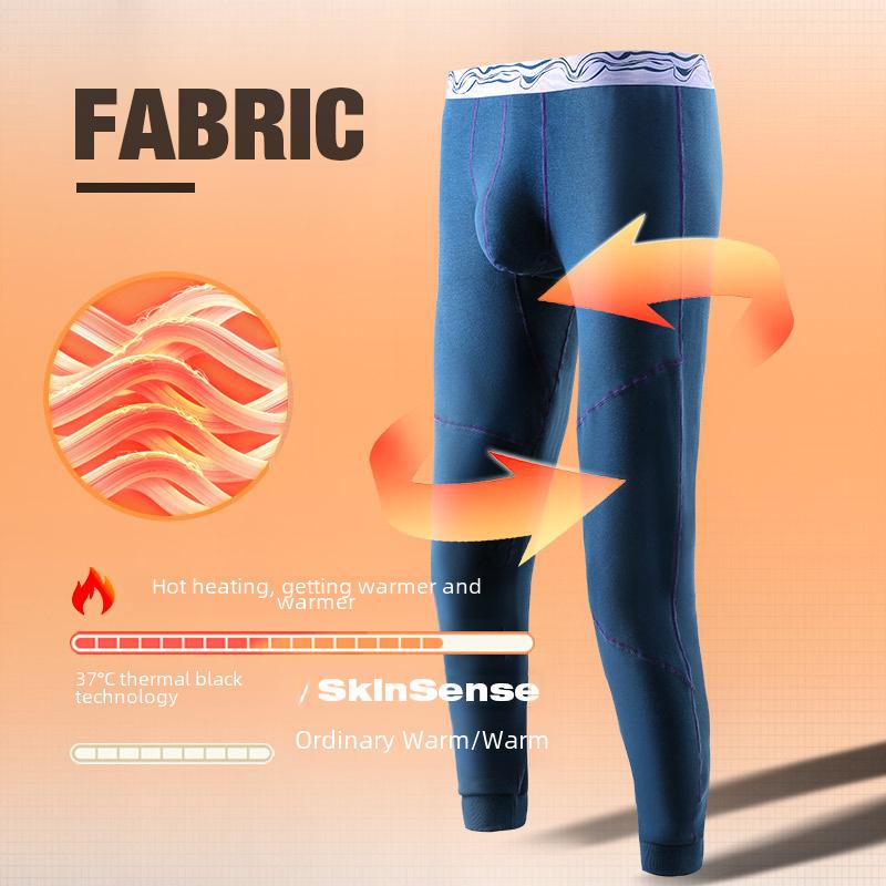 Мужские цельнокроеные брюки из толстого флиса: Теплые хлопчатобумажные колготки на зиму-осень