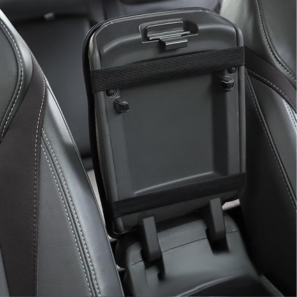 RRPM6 1pc Car Armrest anti-pollution Soft PU Leather Hand Cover Center Cushion Armrest Mat For KIA Rio Soul Seltos Forte K5 K3 Stinger