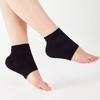 1Pair Heel Protective Cover Foot Heels Socks Silicone Anti-Crack Moisturizing Shoe Pads Unisex Pain Relief Feet Care Sock Black