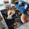 1PC Mysterious Oriental Dragon Print Carpet Rug for Living Room Bedroom Sofa Doormat Home Decor Non-slip Floor Mat
