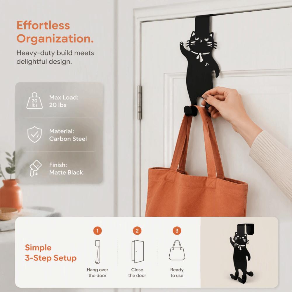 Wall Mount Over The Door Hooks No Drill Cabinet Door Hanger Wall Mount Hanging Organizer Bathroom