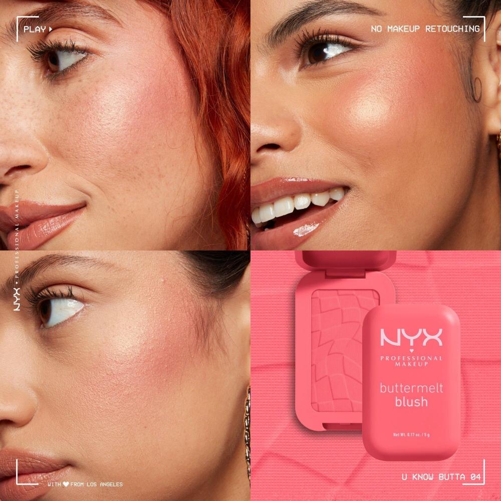 Компактная пудра-румяна Nyx Professional Makeup Buttermelt 0,17 унции