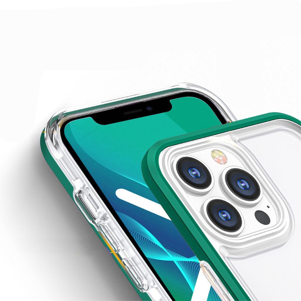 ERBORD case for iPhone 13 Pro, Hybrid Frame, Dark Green