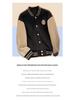 Women's Retro Color Block Baseball Jacket - 2025 Autumn College Style, Versatile, Loose & Slimming