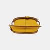 [Pre-Owned] Gate Bow Decorated Adjustable Shoulder Strap Grain Leather Saddle Bag Crossbody Shoulder Bag - Very Good #1THOO0P