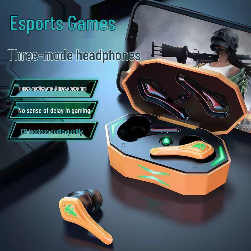 Беспроводные Bluetooth-наушники для киберспорта и игр - Низкая задержка, Внутриканальные, Совместимы с мобильными устройствами