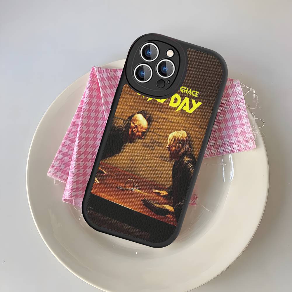Классический Винтажный Чехол для Телефона Группы Three Days Grace Для IPhone 16 15 14 11 12 13 Pro Max Plus Задняя Кожаная Крышка